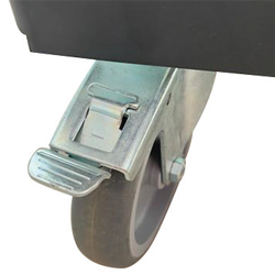 Castors with Brakes