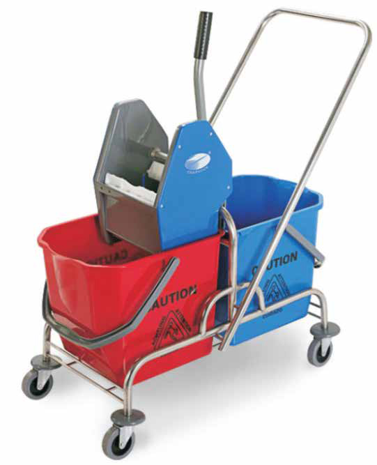 Double Mop Wringer Trolley Bucket - CD 030