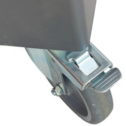 Castors with Brakes